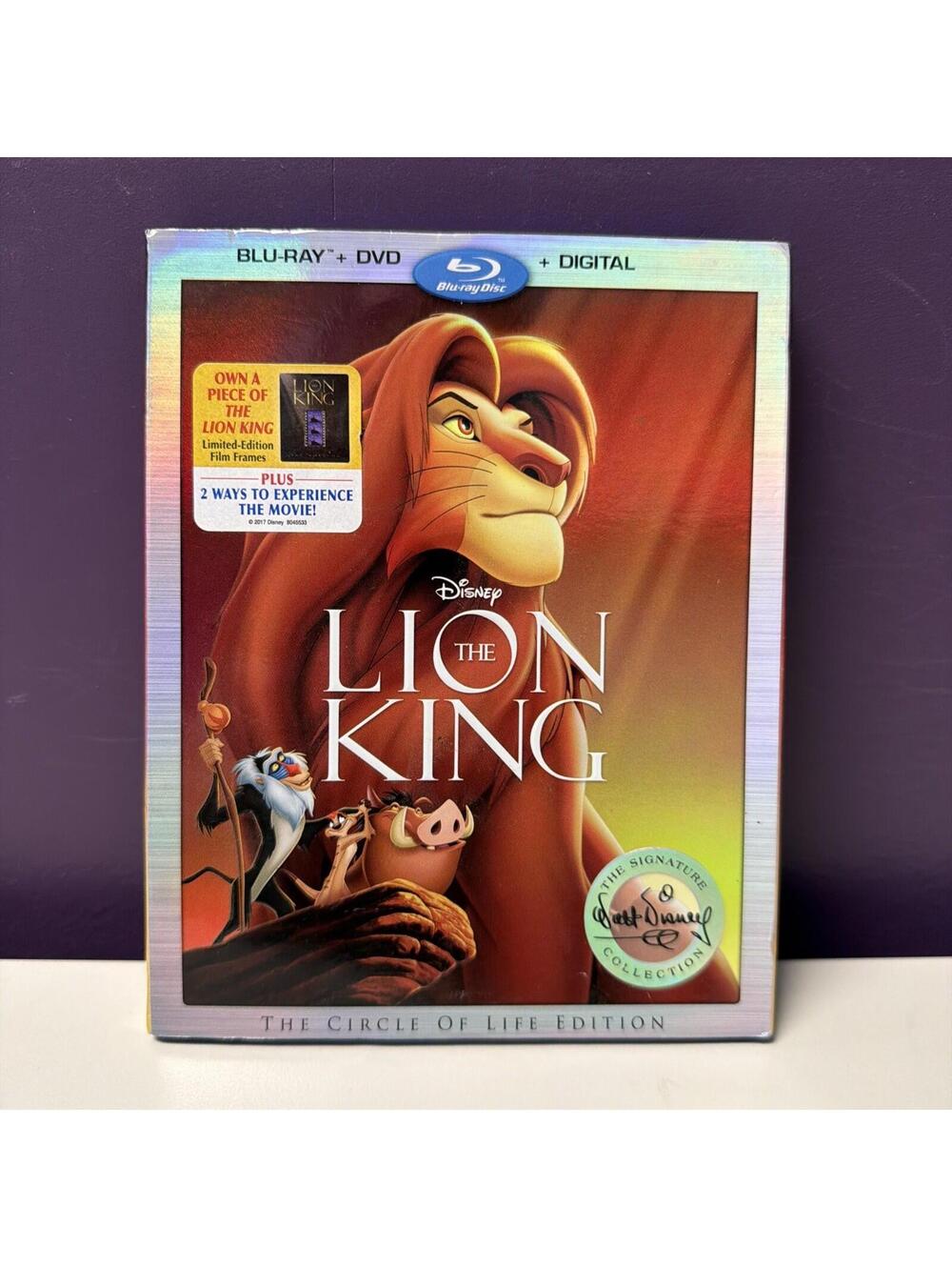 Lion King: Walt Disney Signature Collection [Blu-ray DVD] No Digital/inserts